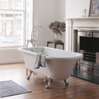 Burlington Blenheim Single Ended Bath with Luxury Feet